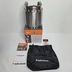 Solo Stove Campfire Sized Portable Camp Survival Stainless Fire Pit NEW OPEN BOX